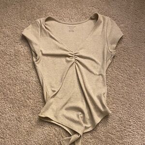 American Eagle Outfitters Beige Bodysuit
